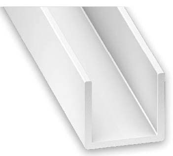 Perfil en U pvc 100x1,4x1 cm
