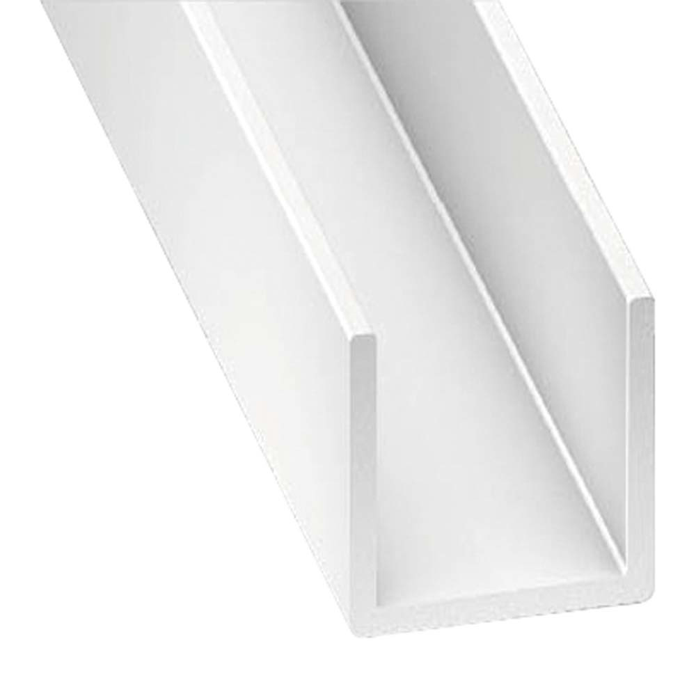 Perfil en U pvc 100x1,8x1 cm