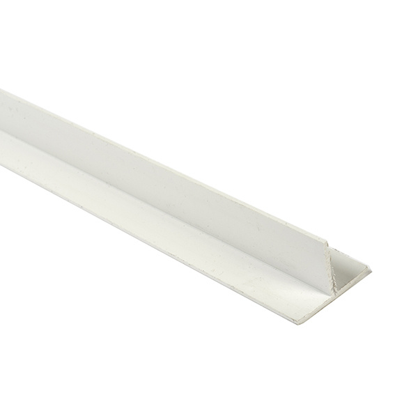 Perfil en T pvc blanco 100x1,8x2,5 cm