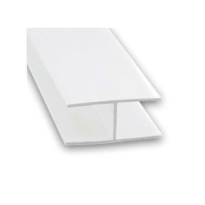 Perfil de unión en h pvc 100 x 2 x 0,8 cm
