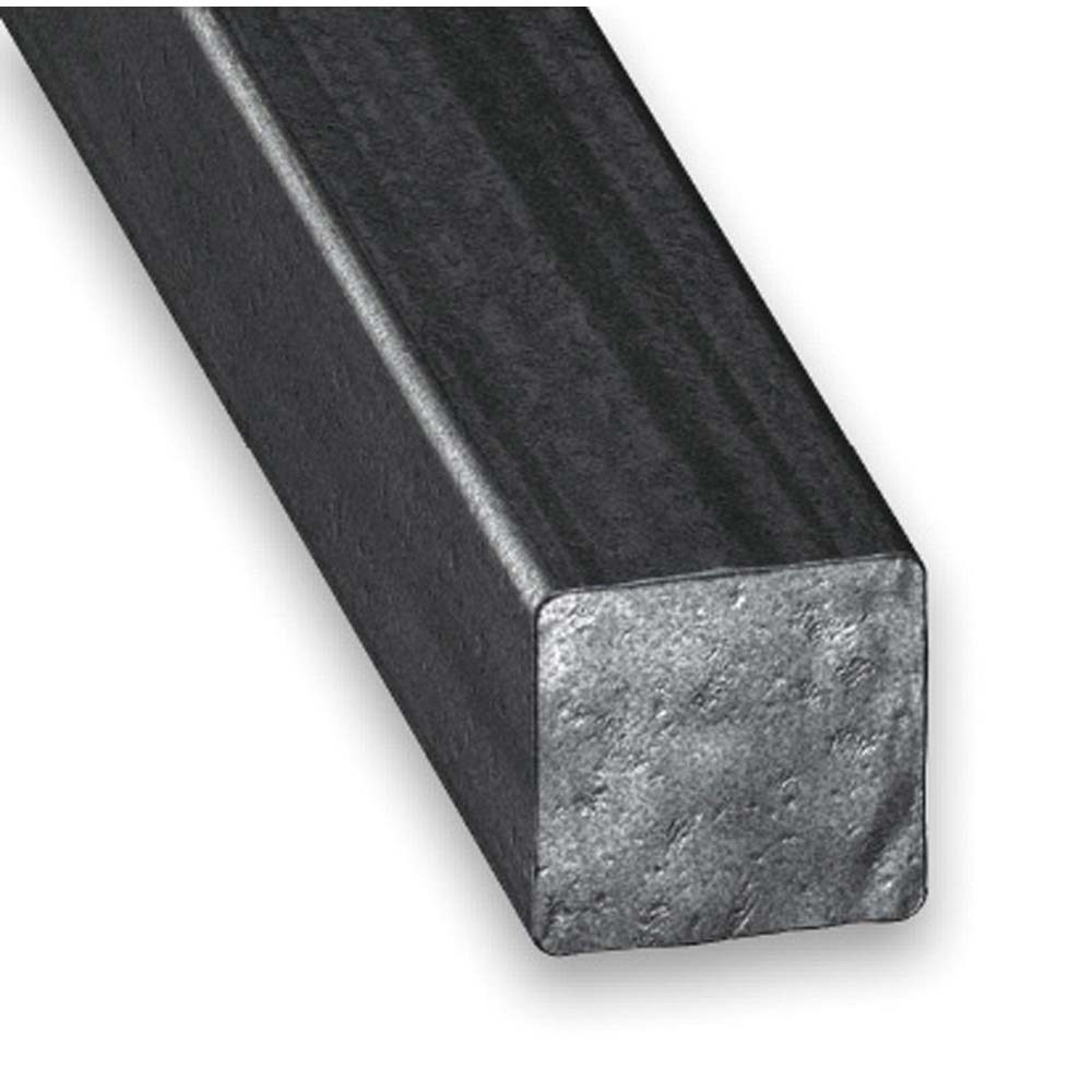 Tubo cuadrado de acero laminado 250 x 2 x 2 cm