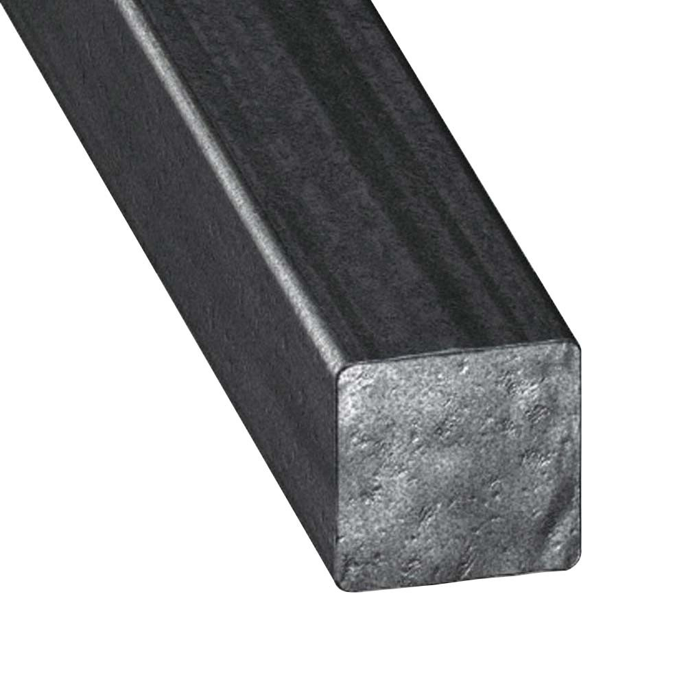 Tubo cuadrado de acero laminado 250 x 2,5 x 2,5 cm
