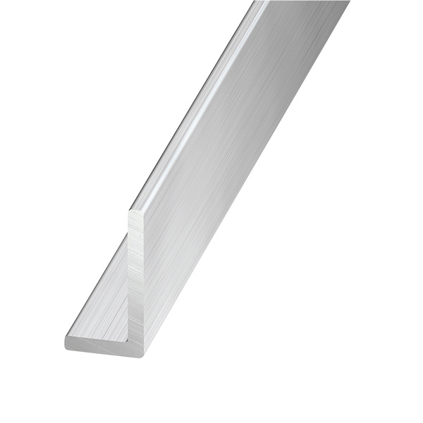 Ángulo de aluminio bruto desigual 250 x 1,5 x 1 cm