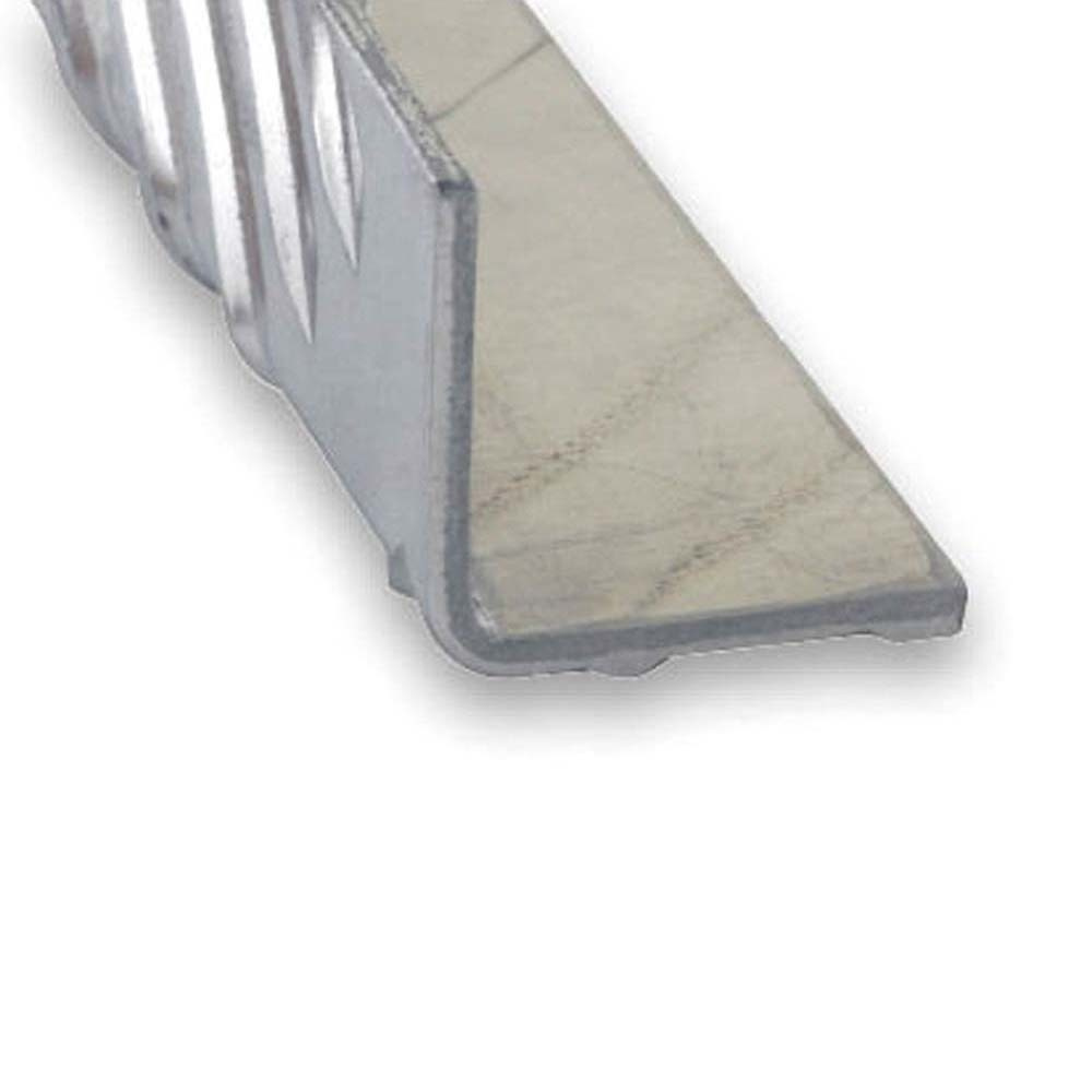 Ángulo ajedrez de aluminio bruto 250 x 4 x 4 cm
