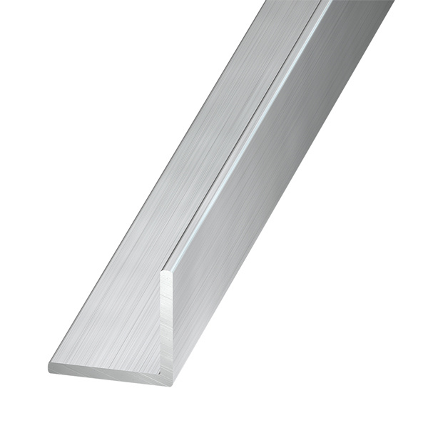 Ángulo de aluminio bruto 250 x 5 x 5 cm