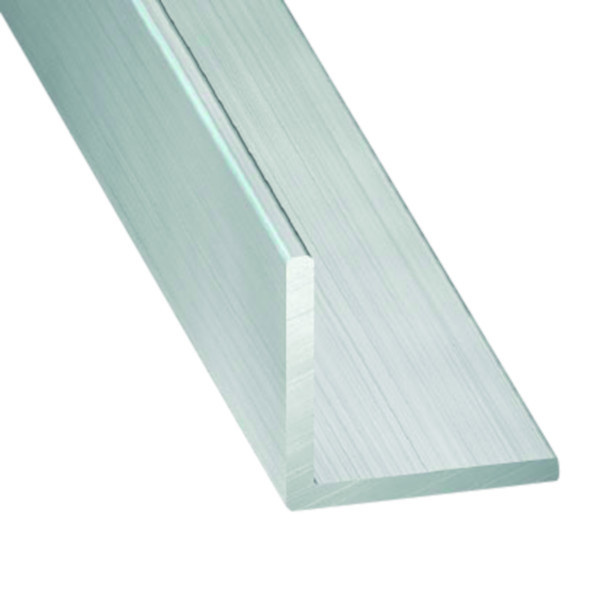Ángulo de aluminio bruto 250 x 6 x 6 cm