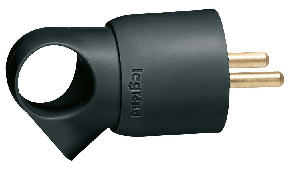 Clavija 2 p+t 16 a con anillo