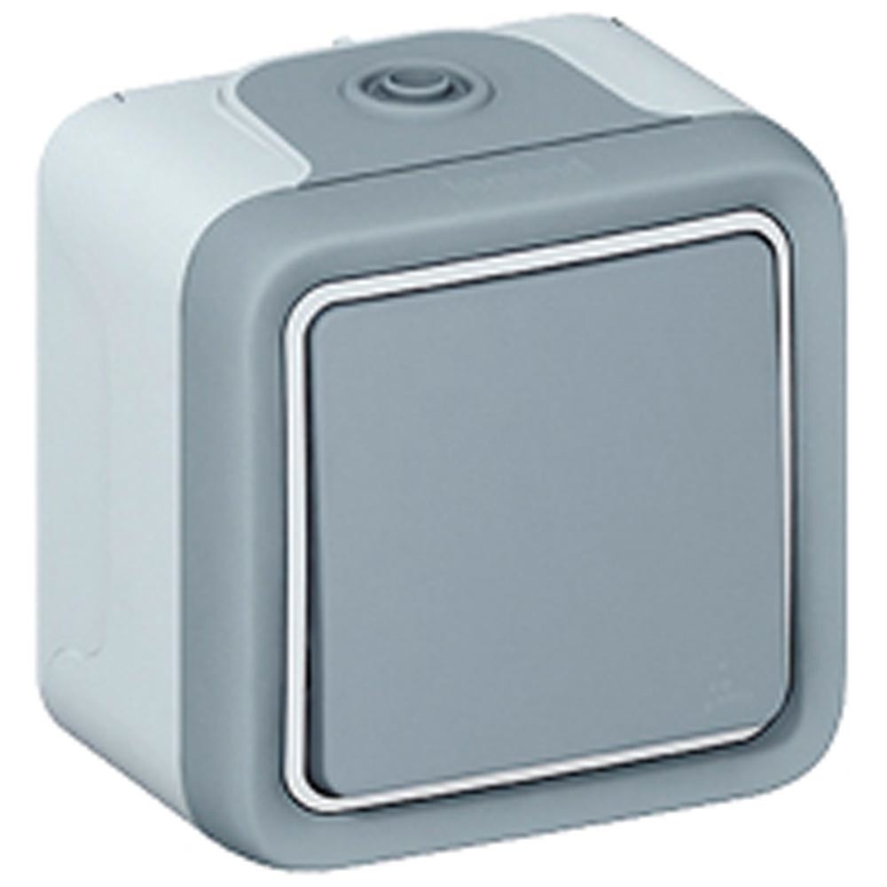 Doble interruptor conmutador estanco plexo