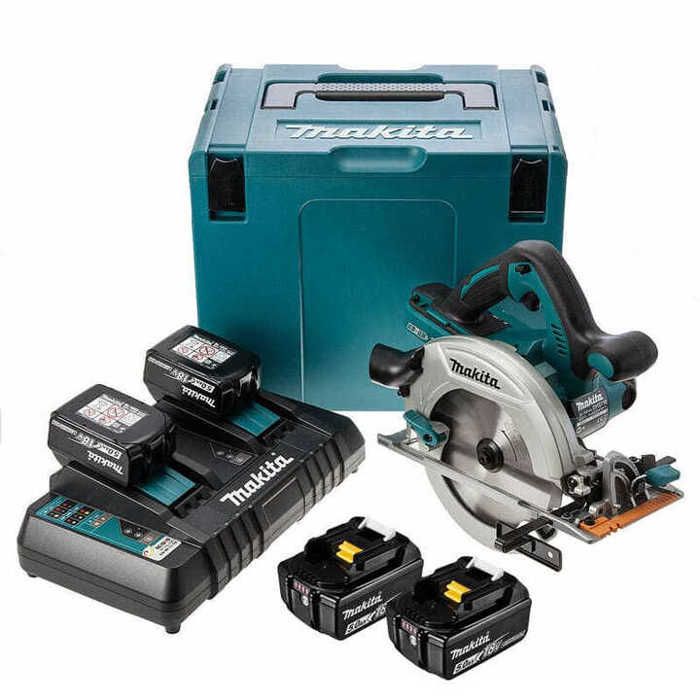 Sierra circular 36v lxt ø190 mm (4x5,0 ah) en makpac - Makita dhs710pt4j