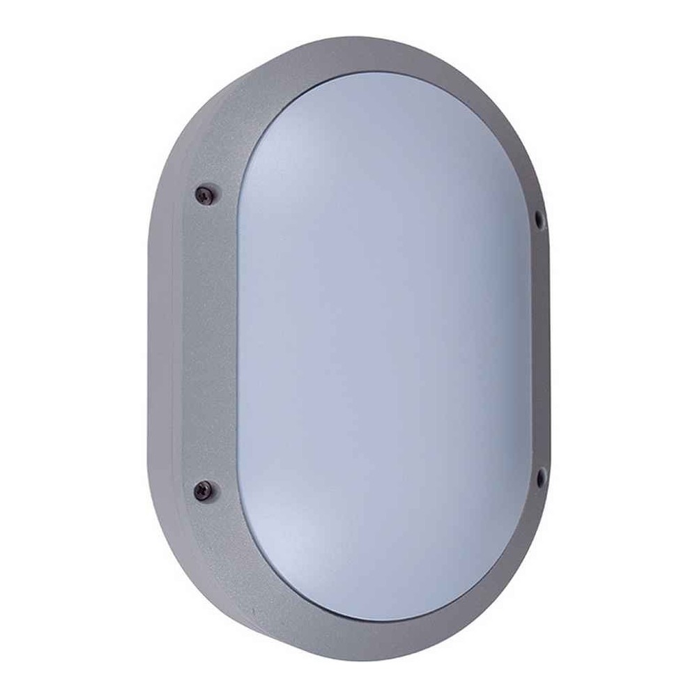 Aplique exterior amazonas gris 18cm
