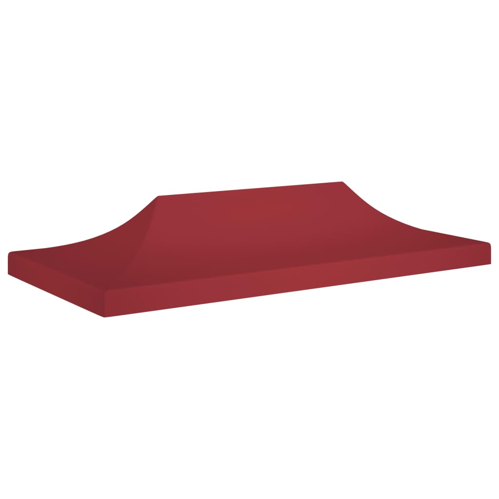 vidaXL techo de carpa para celebraciones burdeos 6x3 m 270 g/m²