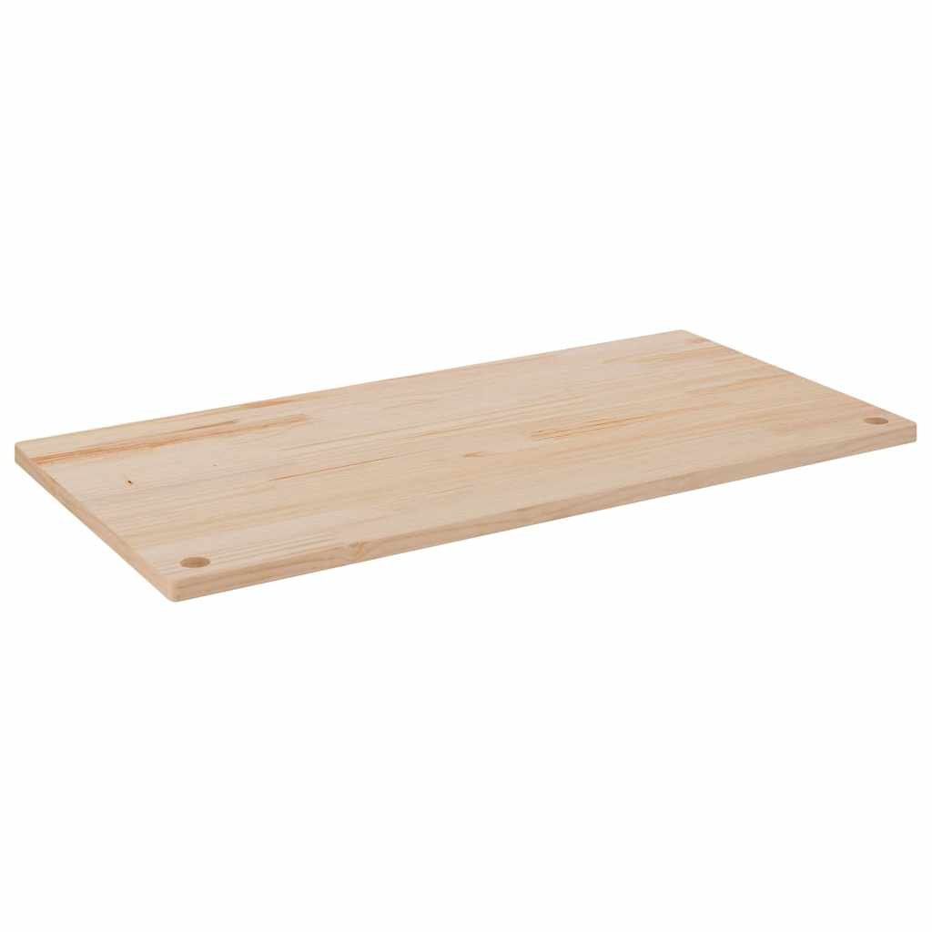 vidaXL tablero de escritorio madera maciza de pino 110x55x2,5 cm