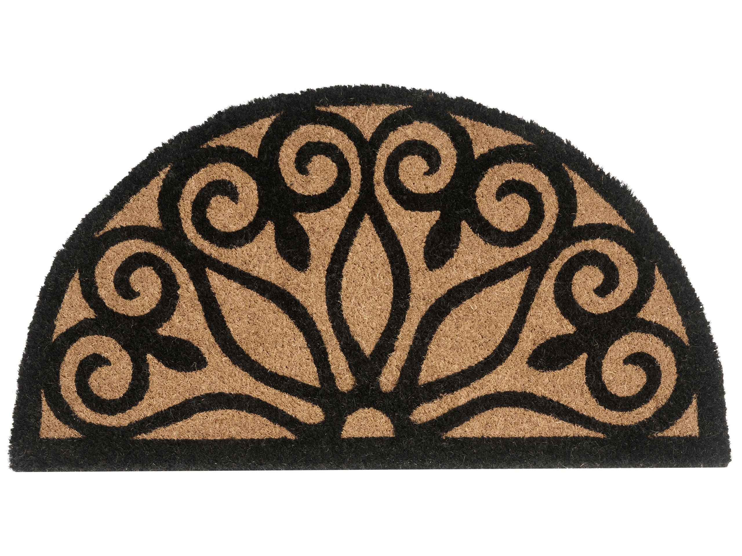 Felpudo tishimna natural 45 x 75 cm fibra de coco