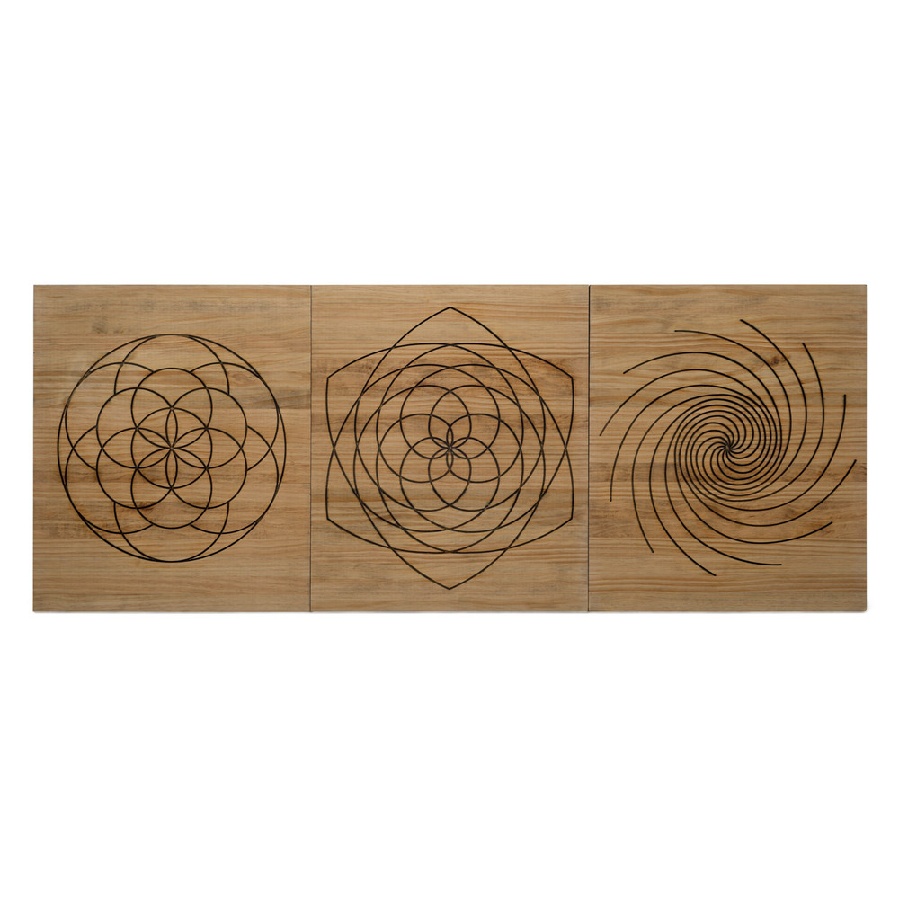 Cabecero fibonacci aureo 160x59cm ev