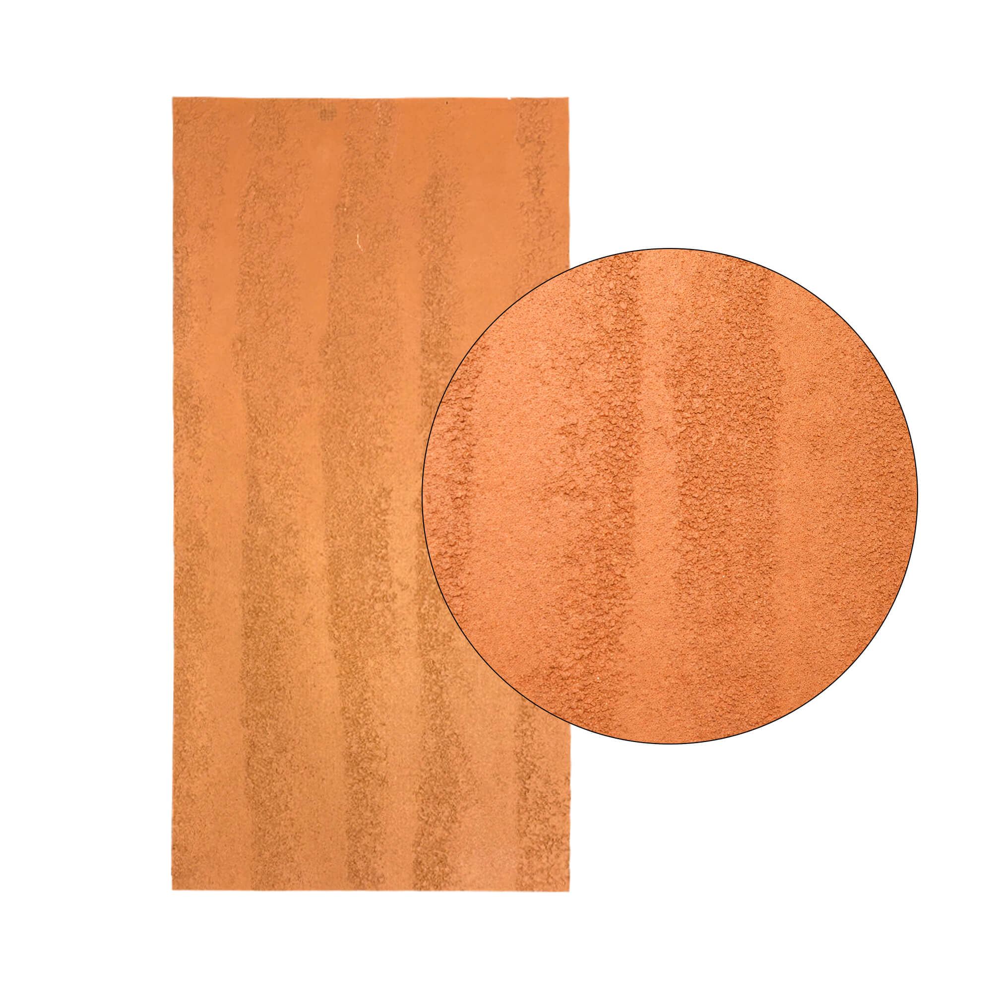 Pack 6 panel mural piedra flexible natural sicilia rojo 120x60cm 4,32m²