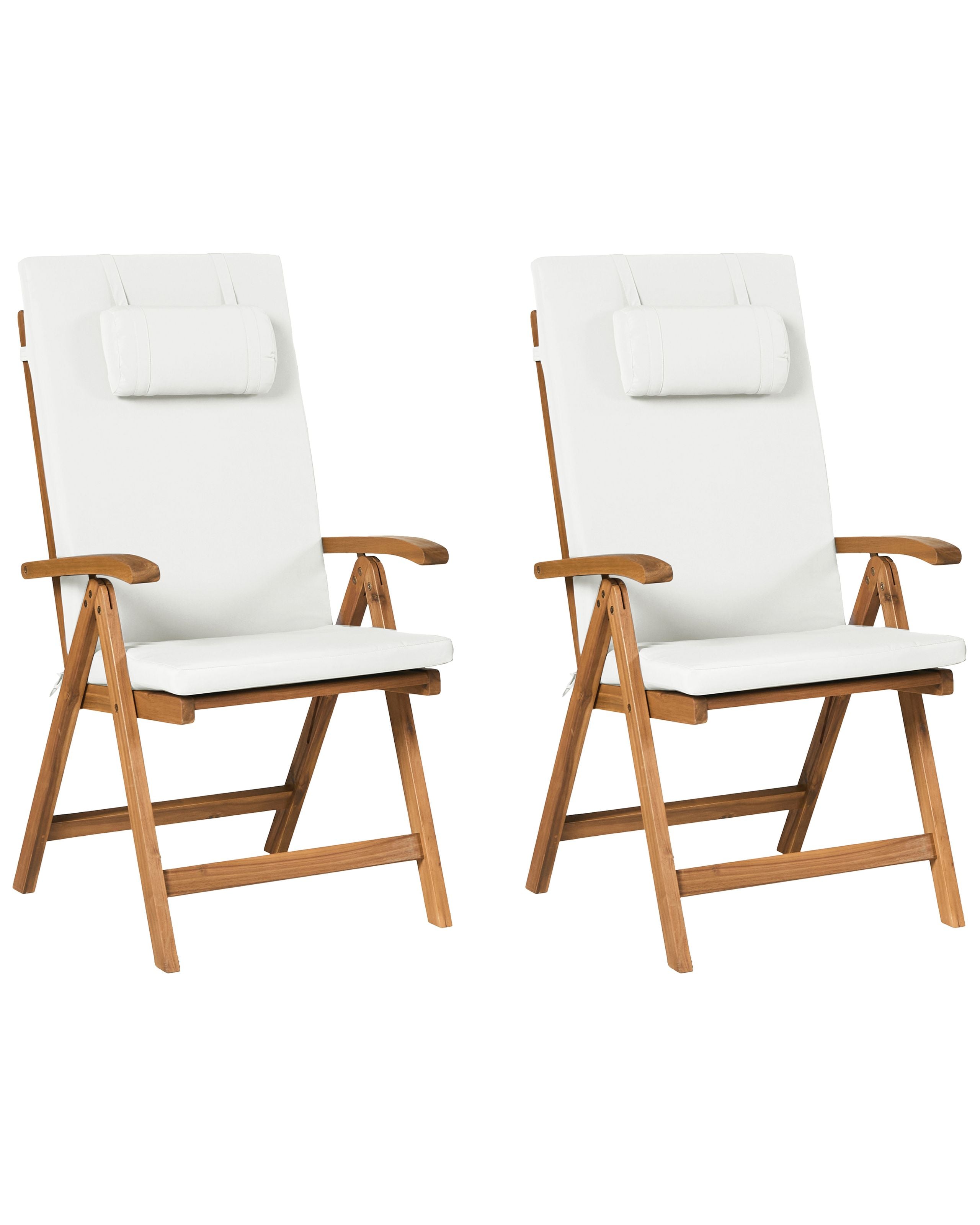 Silla de jardín marrón claro java premium