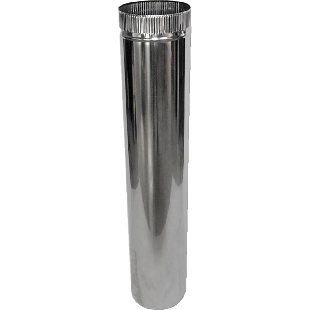 Tubo estufa de acero inoxidable - ø 110 mm