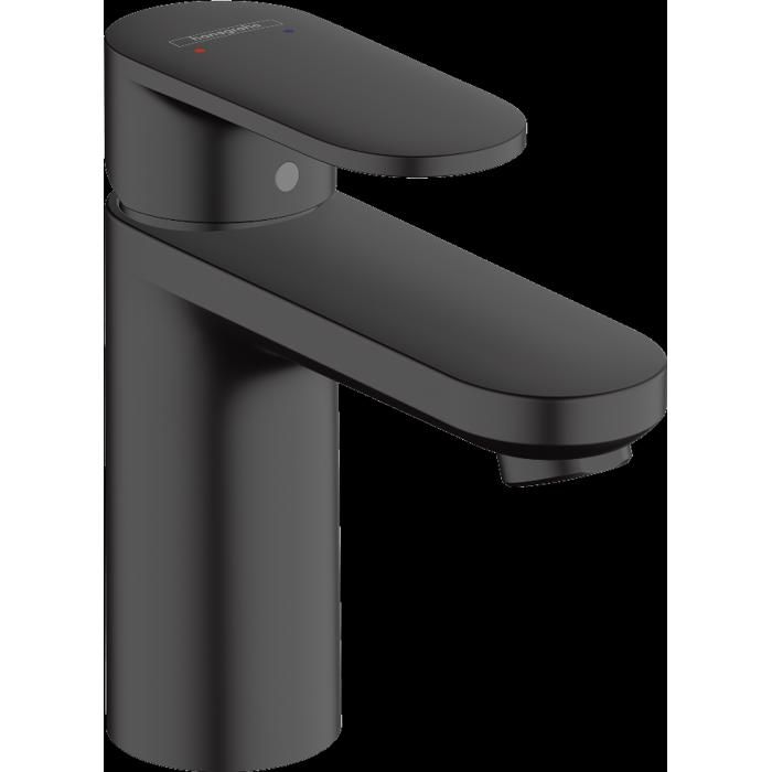 Hansgrohe mezclador de lavabo vernis blend con desagüe sintético negro mate