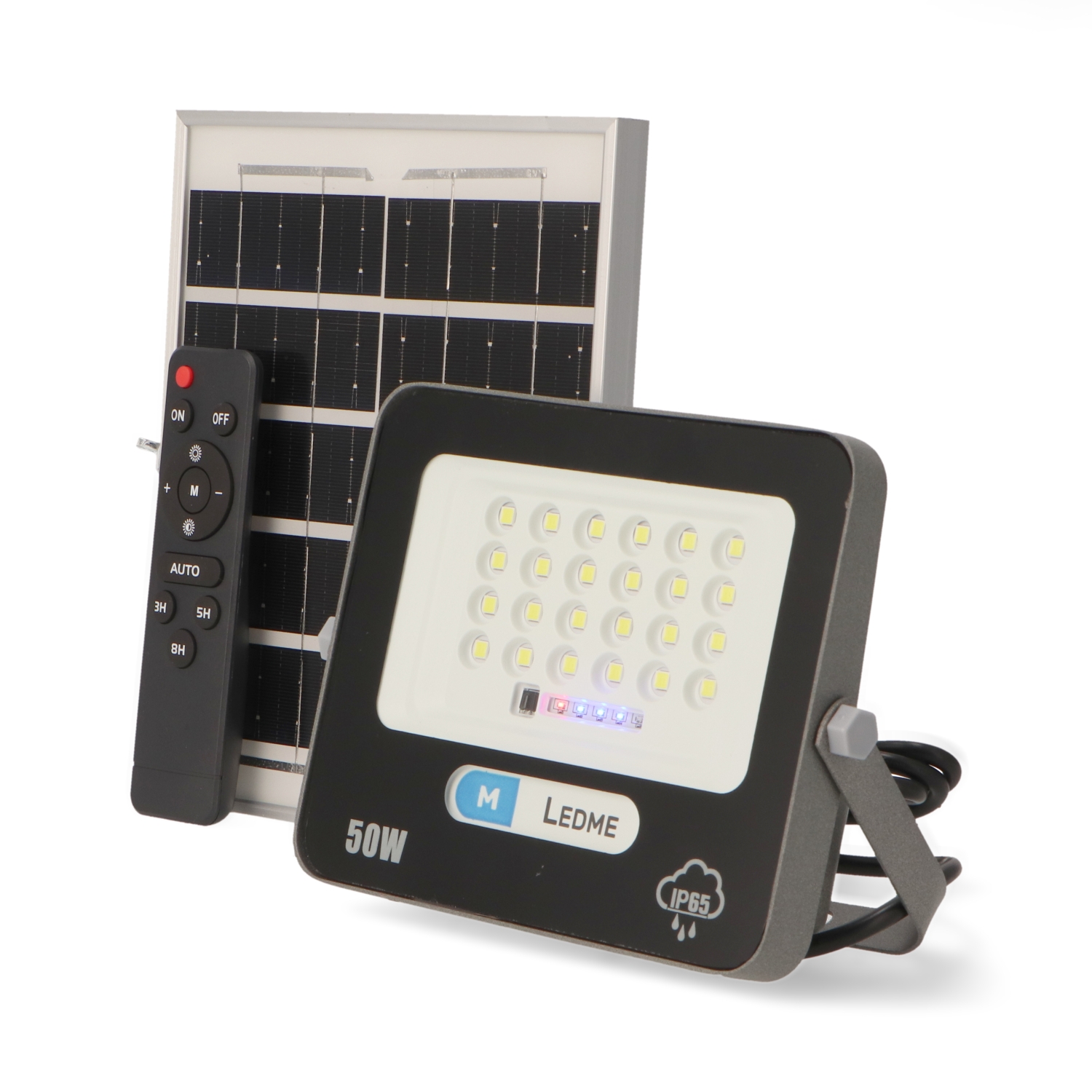 Foco proyector LED solar milan 50w