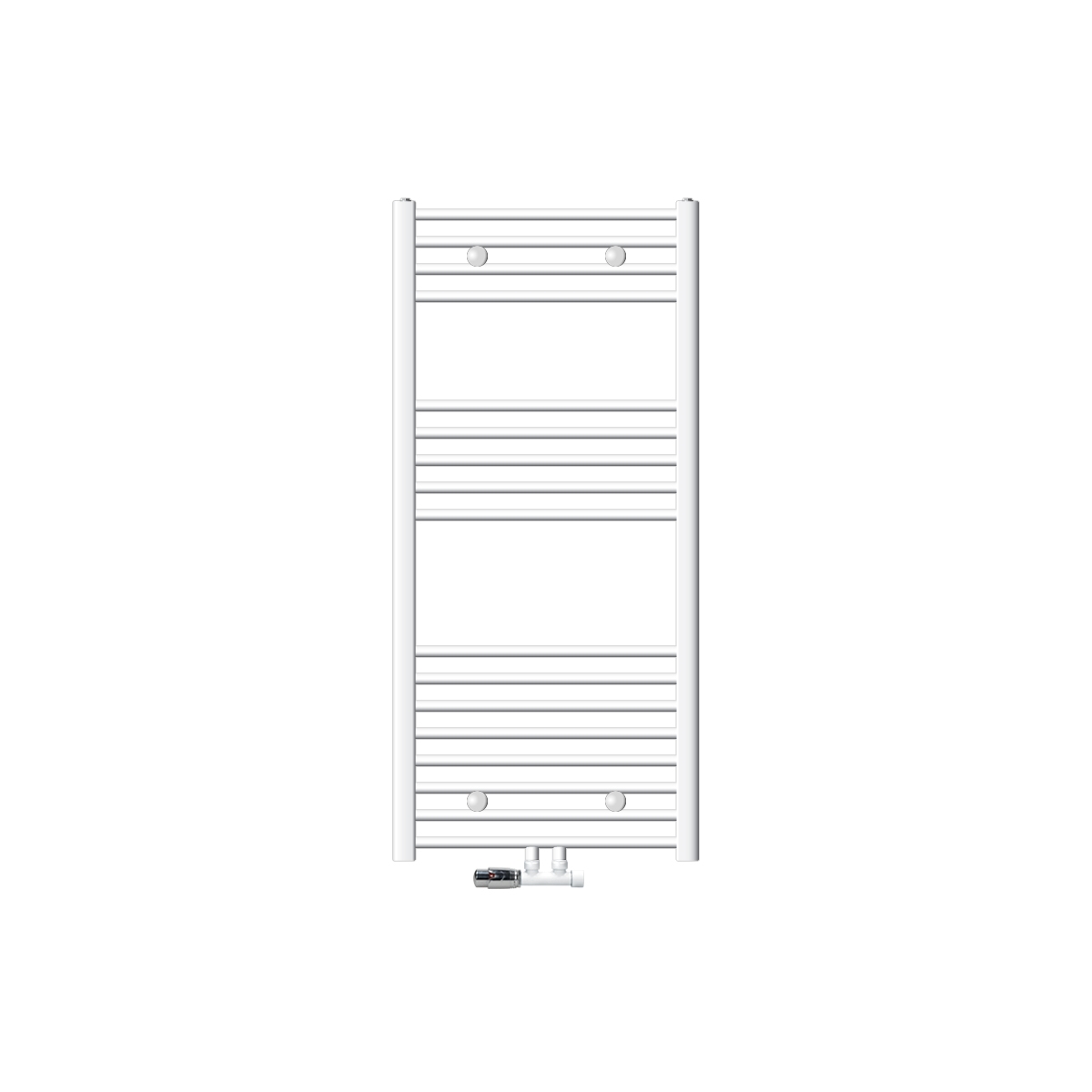 Radiador toallero de baño sahara 600 x 1200 mm blanco