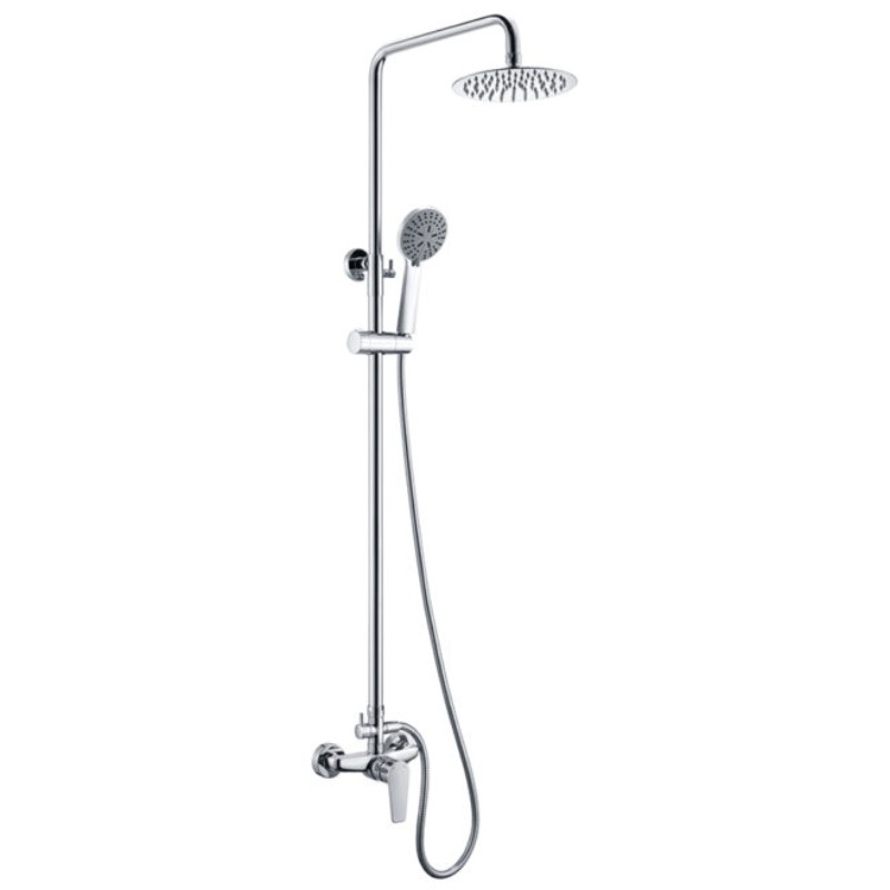 Conjunto ducha monomando teide cromo-imex