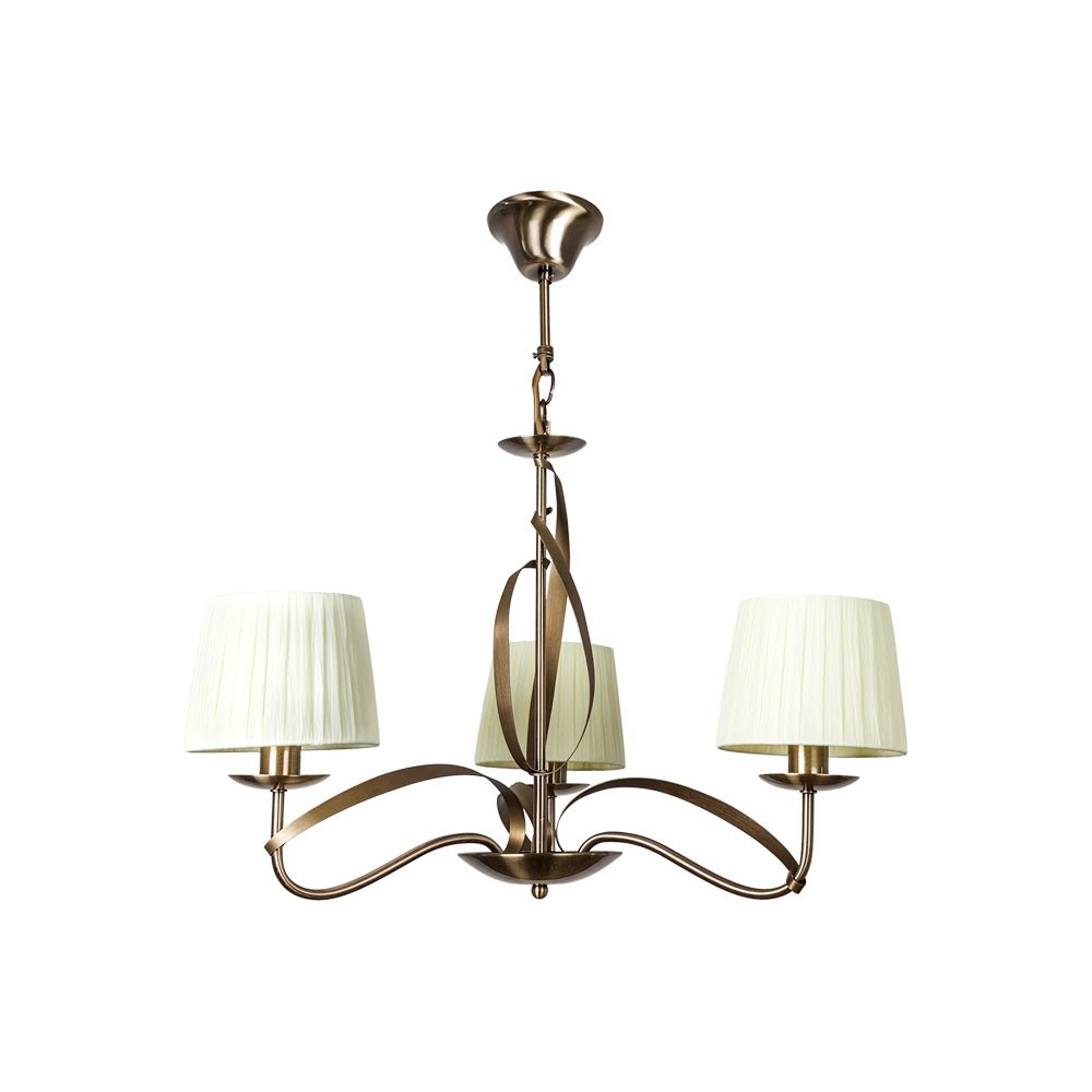 Lampara de techo detroit dorado 60cm