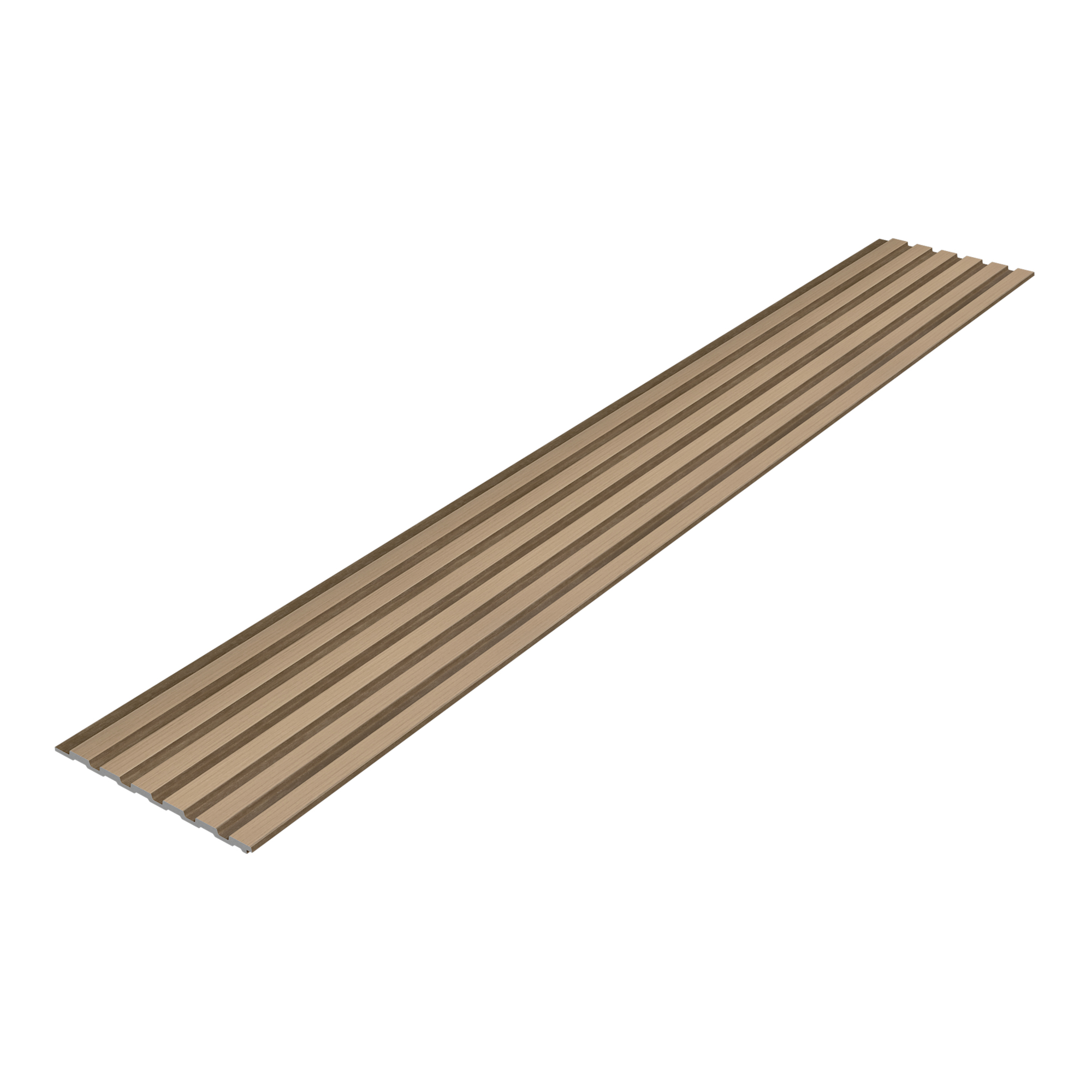 Set de 10x paneles de pared 3d borger 195x30 cm - roble claro [neu.holz]