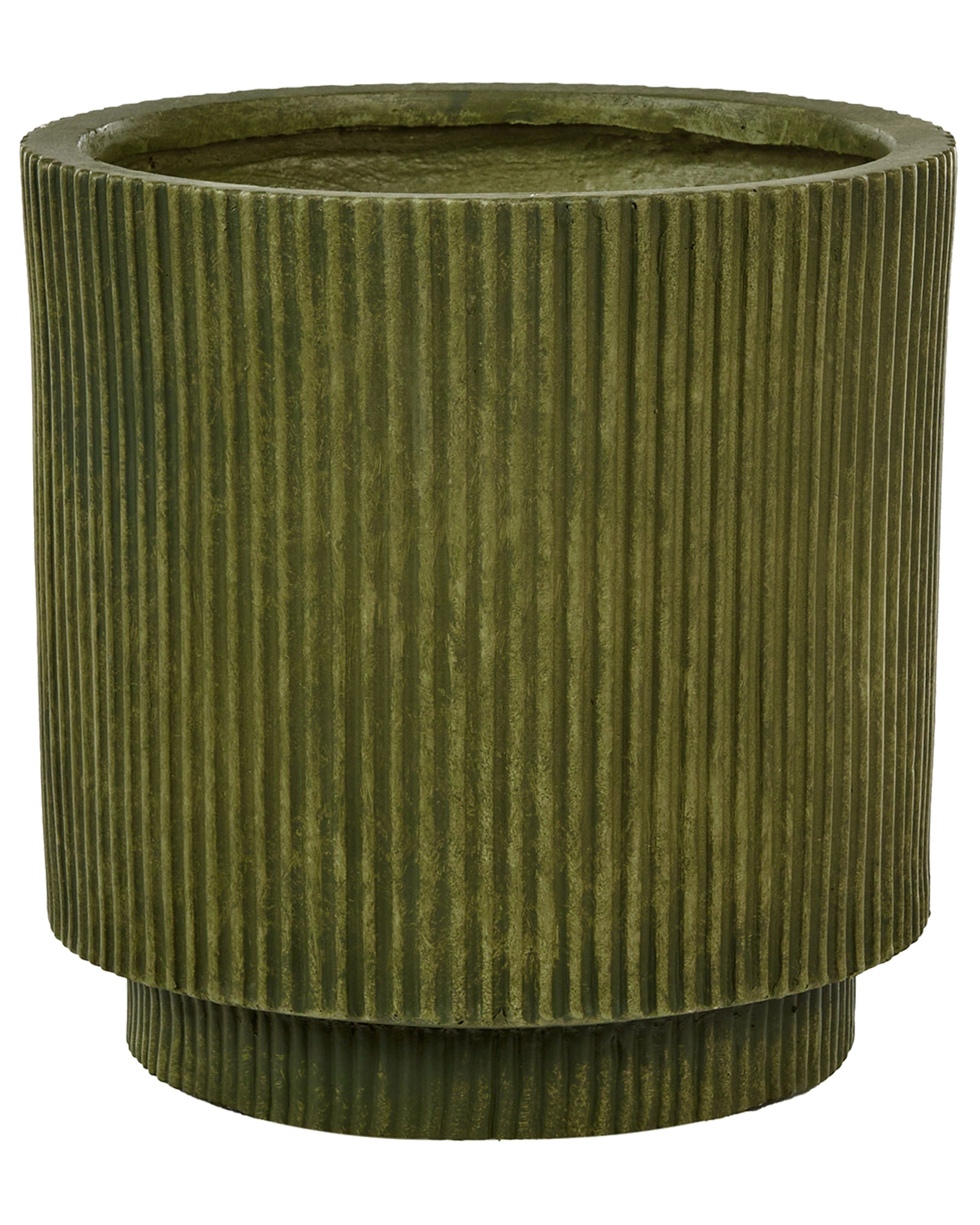 Maceta daria 30 cm verde oliva