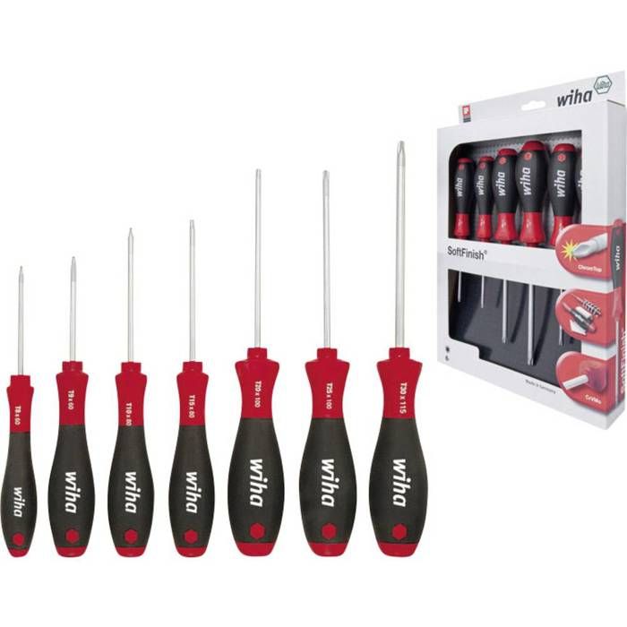 Wiha para el taller juego de destornilladores de 7 piezas torx® interior