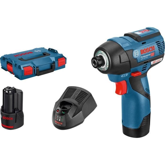 Destornillador de impacto - Bosch - gdr 12v-110 - 2 baterías 3,0ah - inalám