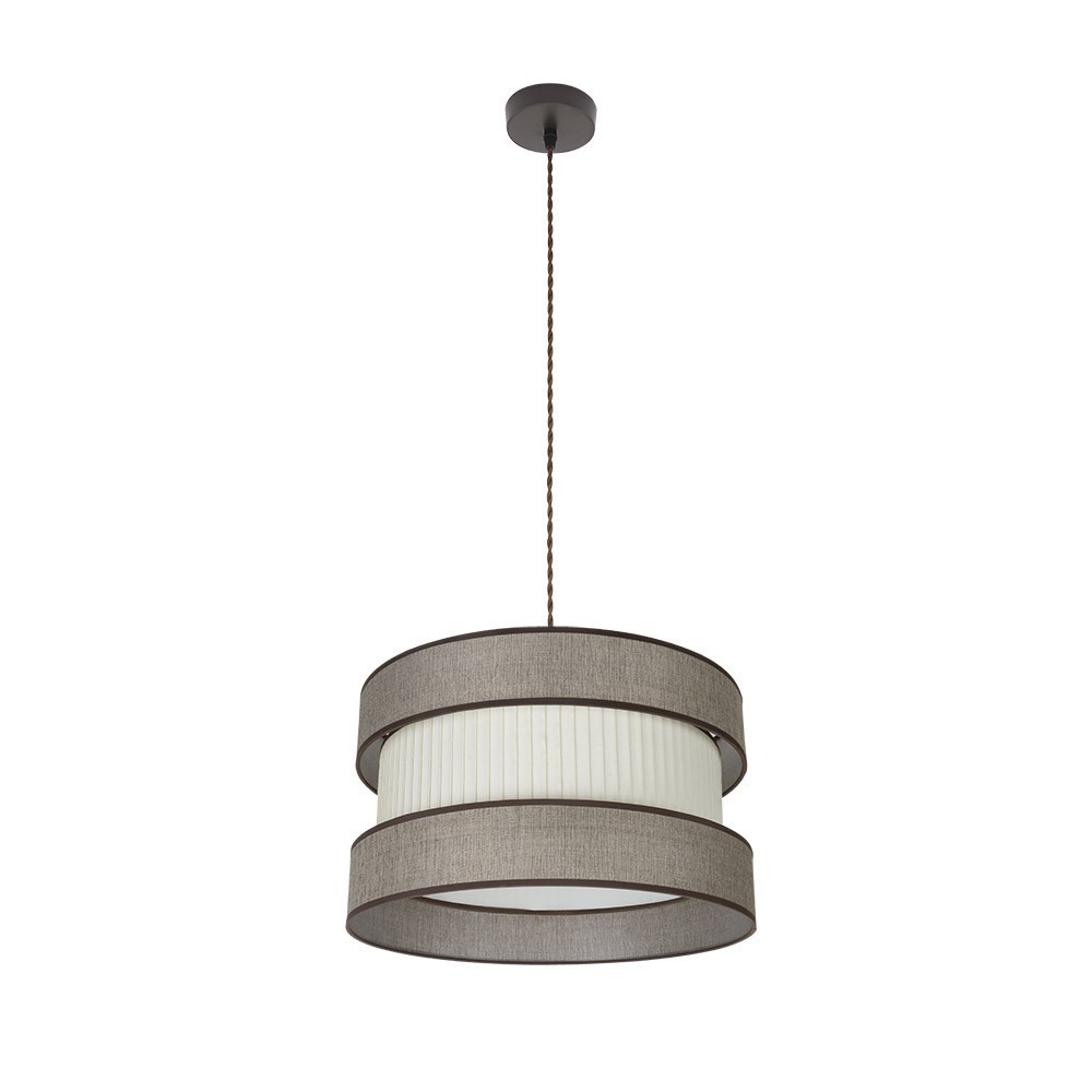 CoLGante home 1xE27 marron/marron-beige regx40x40 cm