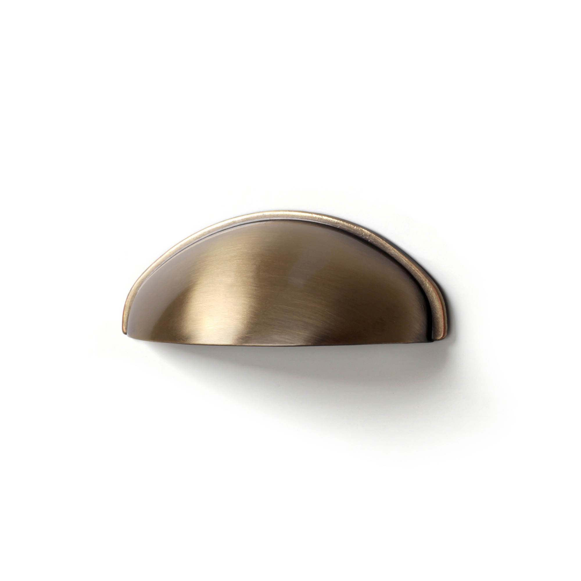 Tirador concha rei 194 | cc 64 mm | cuero satinado | zamak