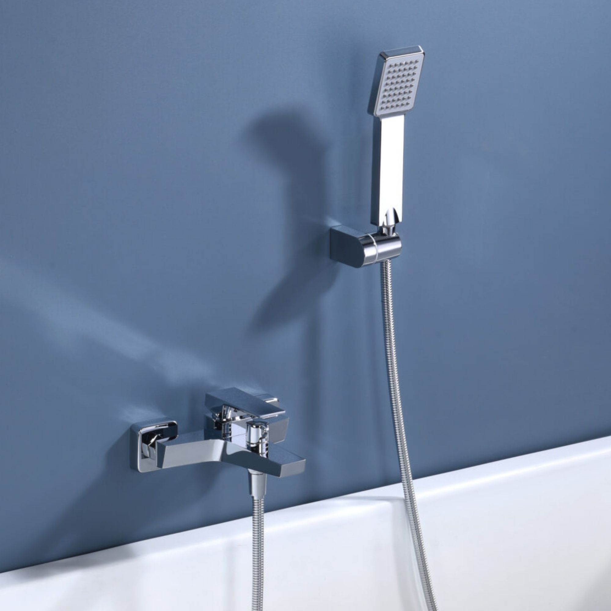 Imex - grifo monomando ducha y bañera cromado serie art
