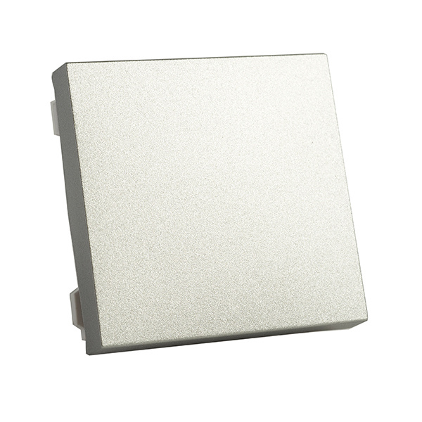 Pulsador 2 módulos New Unica Aluminio Schneider