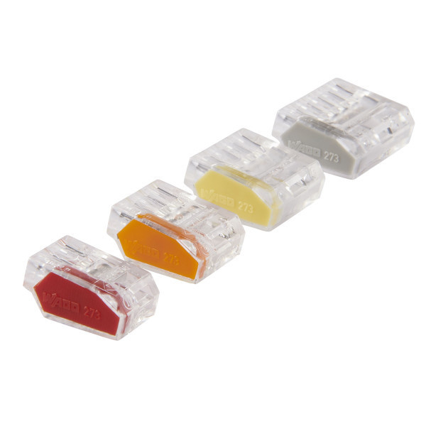 Surtido regletas de conexión 1-2,5mm wago 50 uds