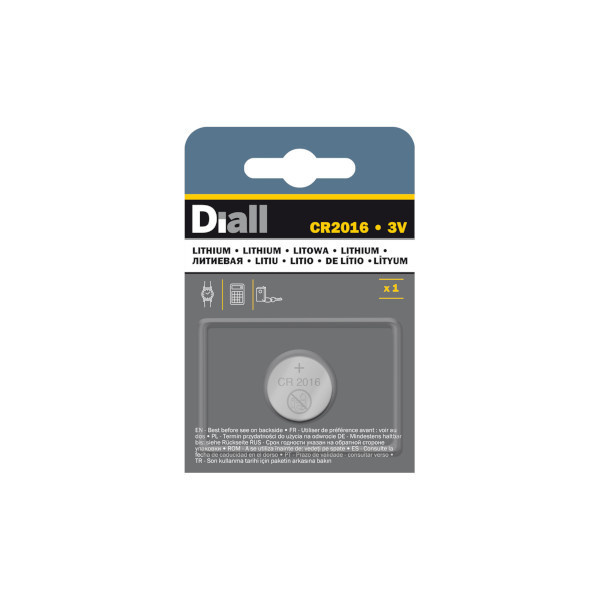 Pila de Litio cr2016 diall