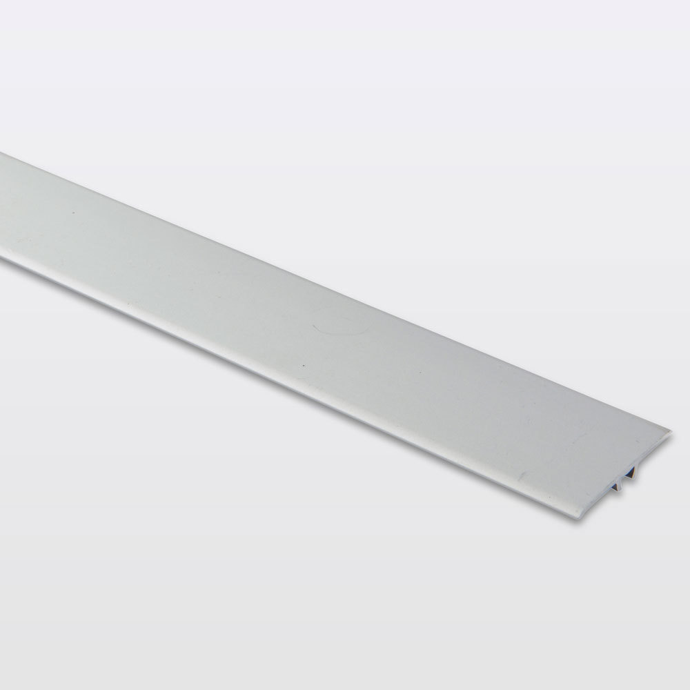 Perfil de unión extraplano aluminio 93 cm cromo mate