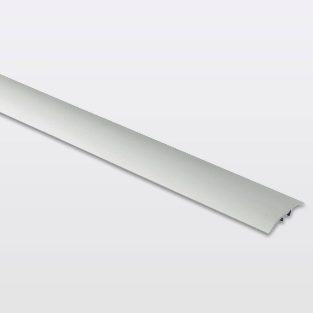 Perfil de unión curvo aluminio 93 cm cromado