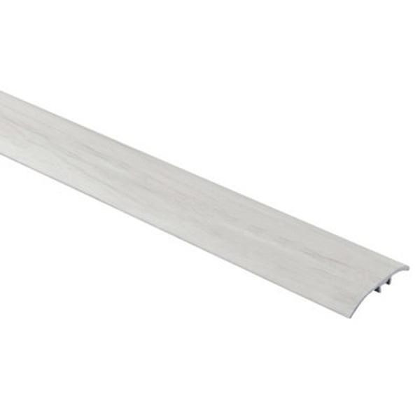 Perfil de unión plano aluminio "decor135" 180 x 3,7 cm madera