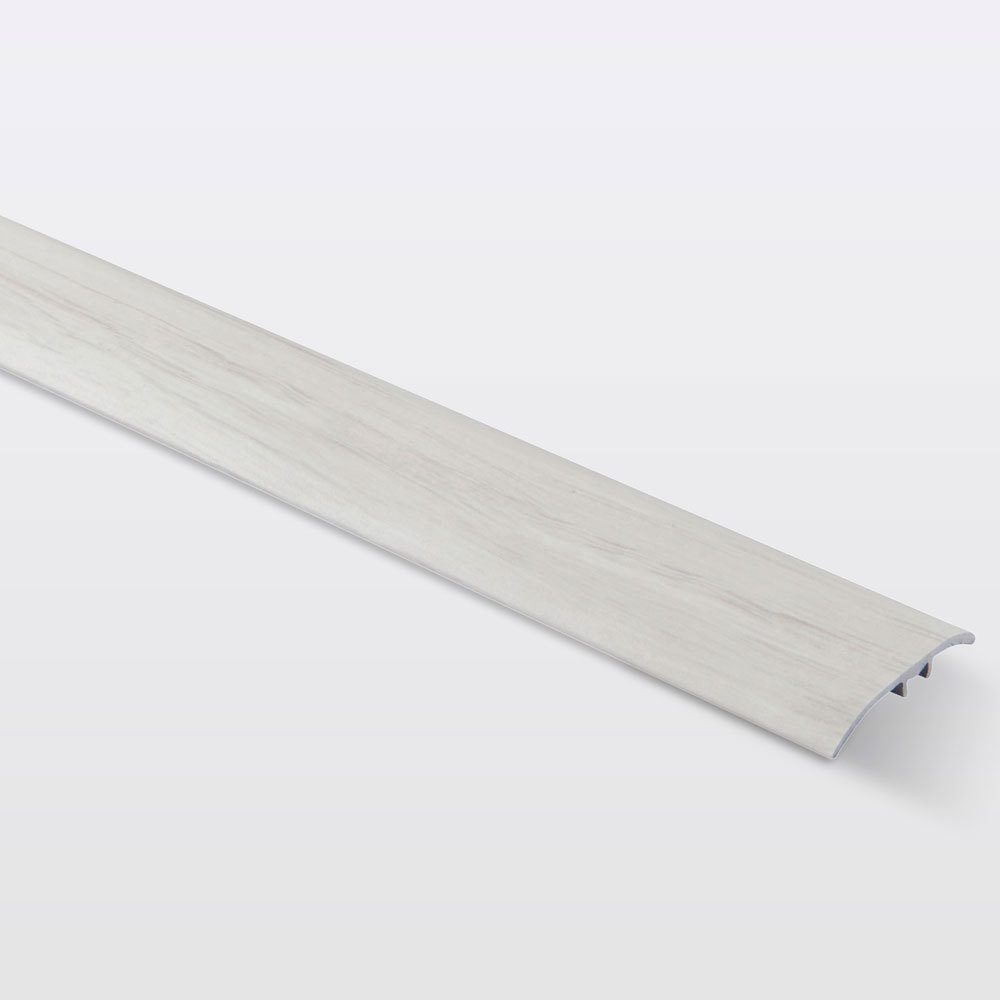 Perfil de unión plano aluminio "decor135" 93 x 3,7 cm madera