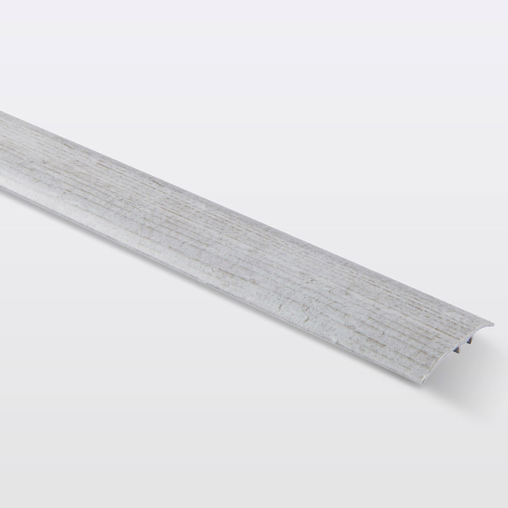 Perfil de unión plano aluminio "decor155" 93 x 3,7 cm madera