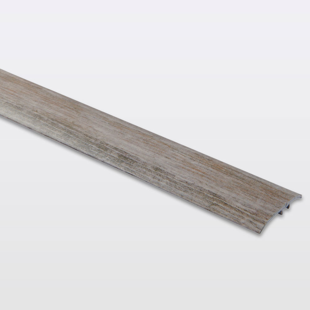 Perfil de unión plano aluminio "decor160" 93 x 3,7 cm madera