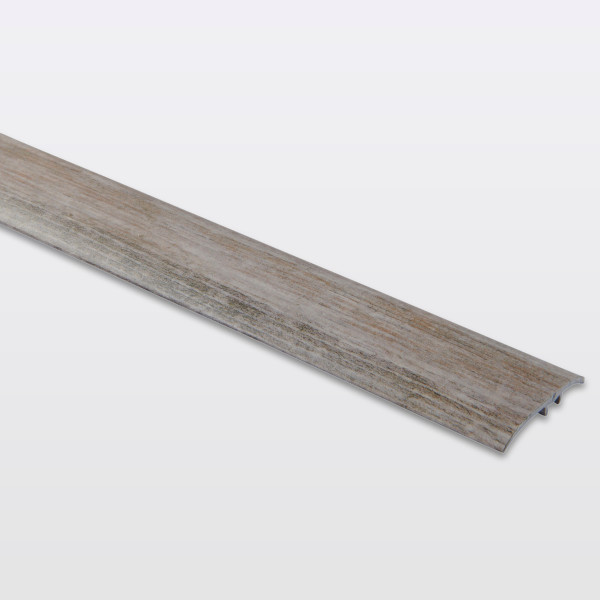 Perfil de unión plano aluminio "decor160" 180 x 3,7 cm madera