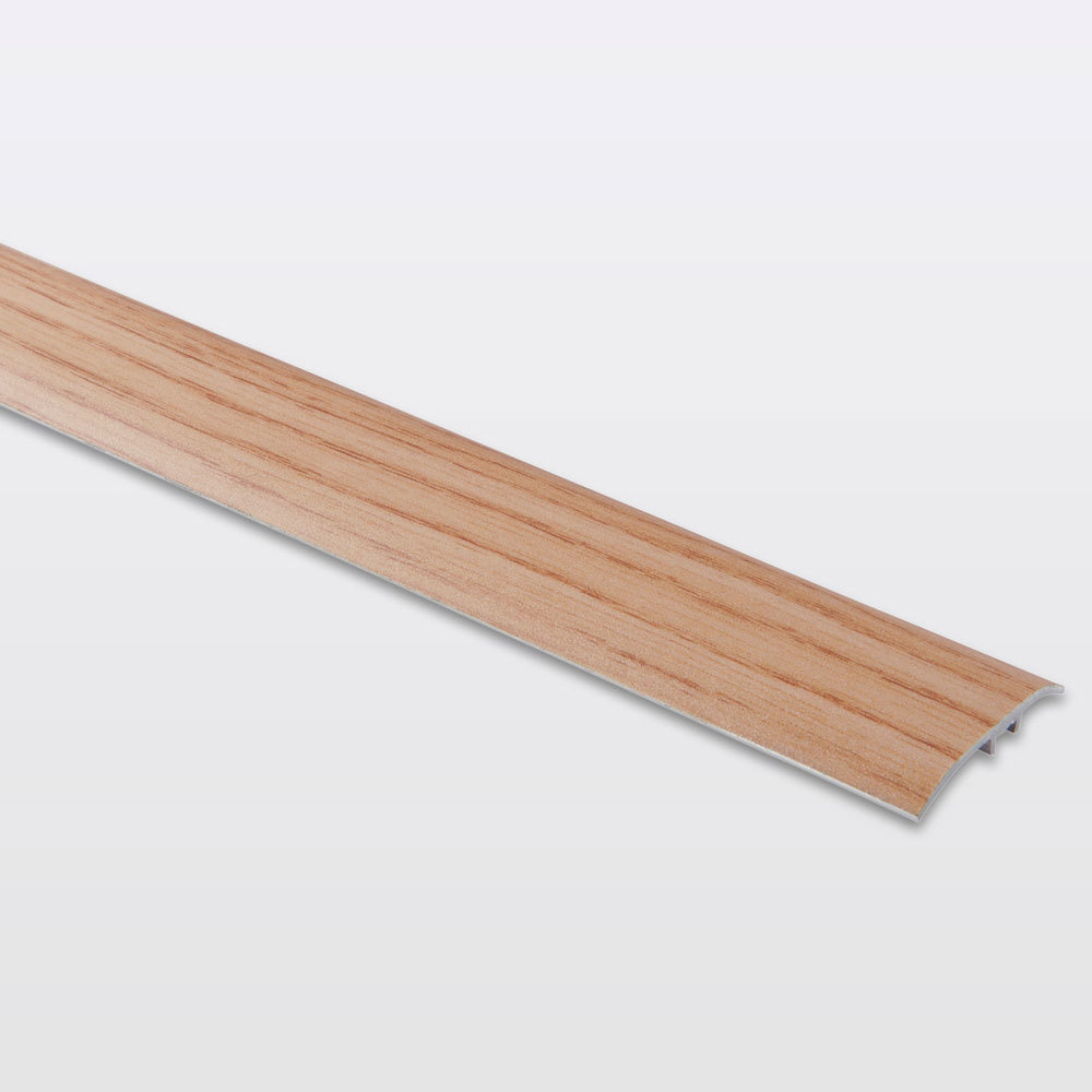 Perfil de unión plano aluminio "decor245" 93 x 3,7 cm madera