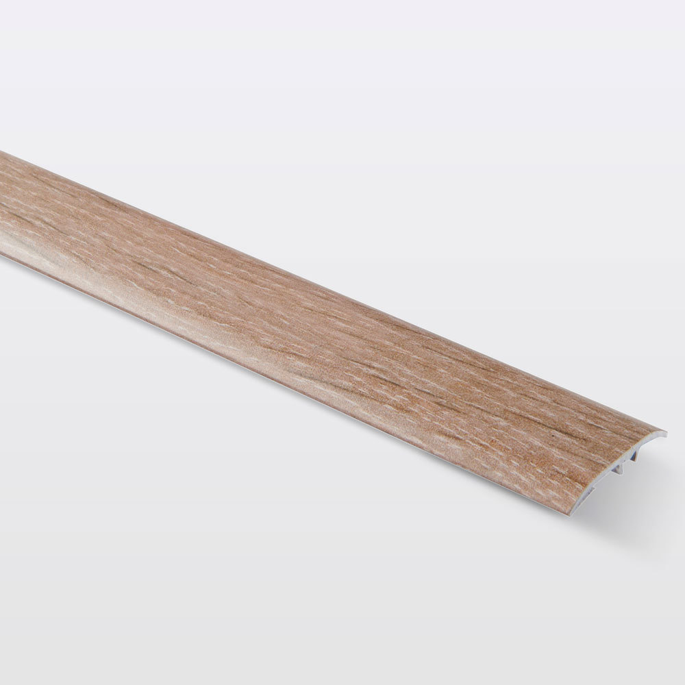 Perfil de unión plano aluminio "decor280" 93 x 3,7 cm madera