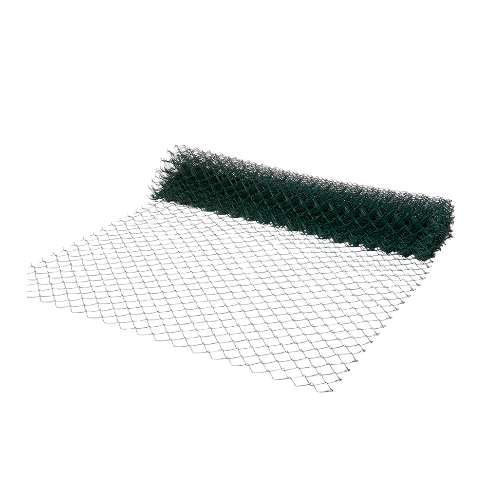 Malla de simple torsión plastificada 1,5 x 20m - hueco 50 x 50mm Blooma