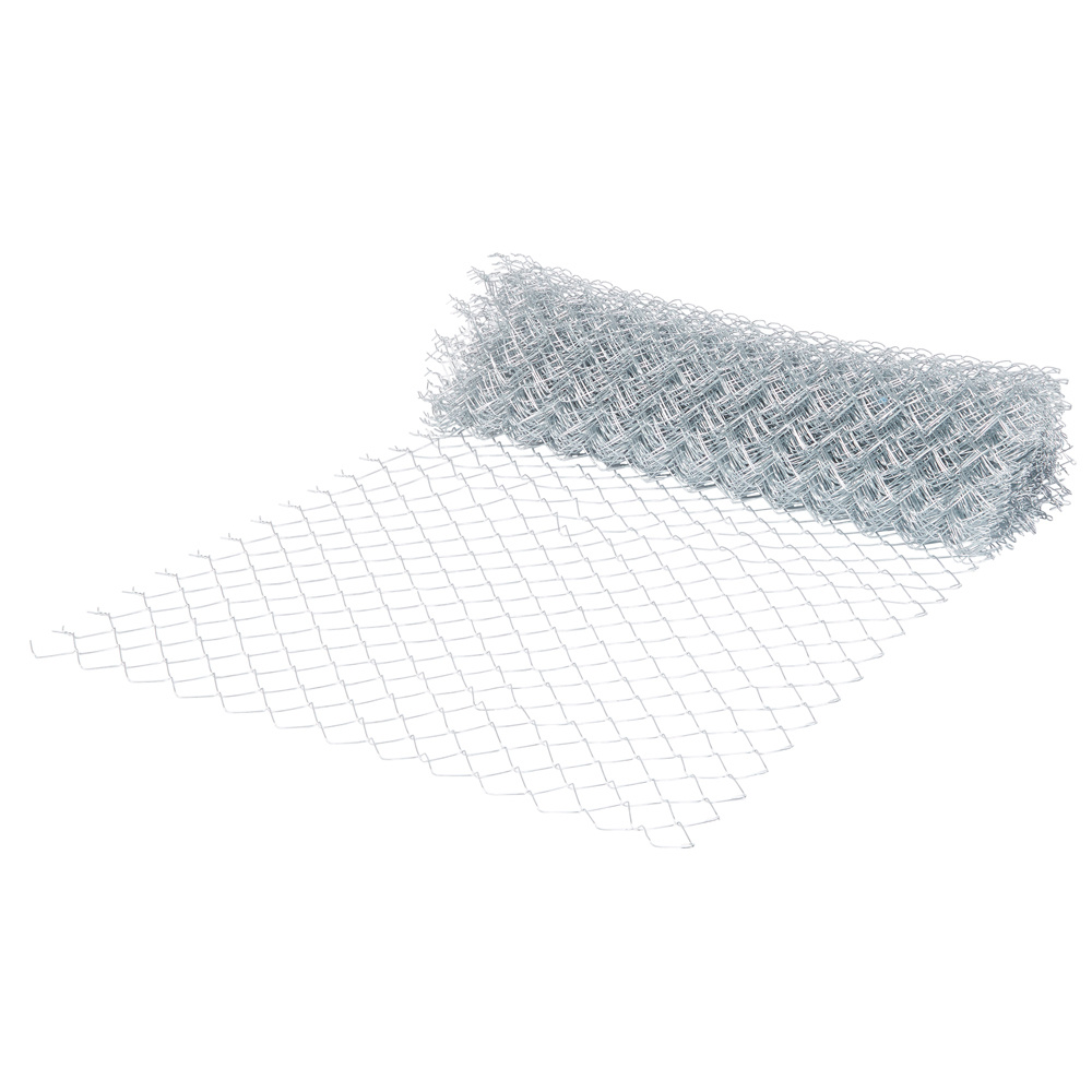 Malla de simple torsión galvanizada 20x1m - hueco 50x50mm