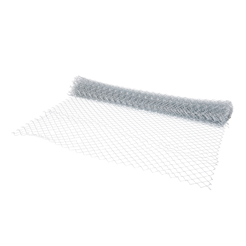 Malla de simple torsión galvanizada 20x2m - hueco 50x50mm