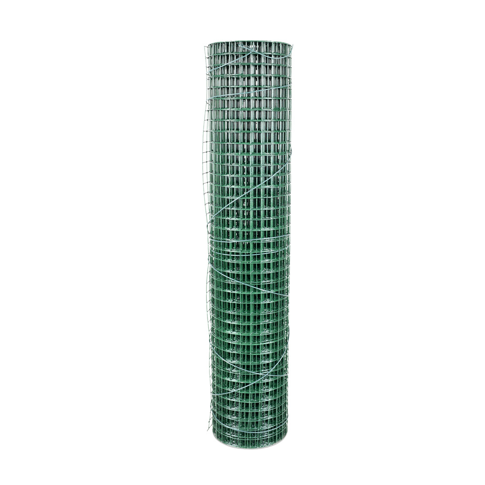 Malla soldada plastificada 1 x 5 m - hueco 13 x 13 mm Blooma