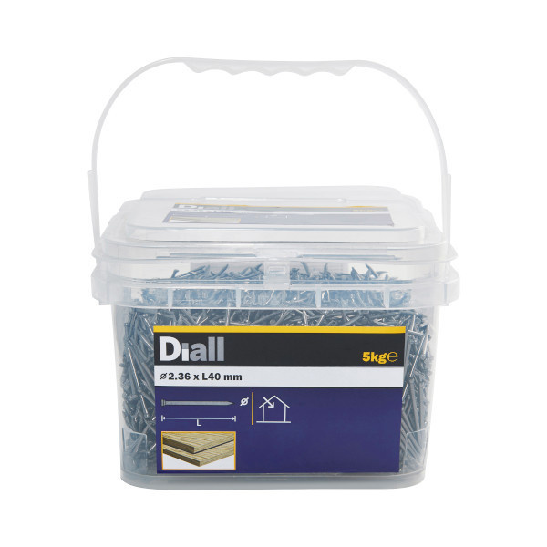 Clavo cabeza perdida 2,36x40 mm diall 5 kg
